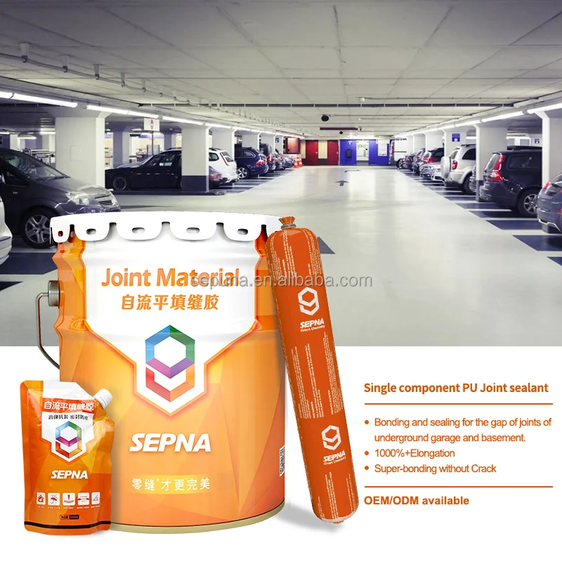 PU One Package Liquid Modified Siloxane Construction Sealing Gum for Filling Concrete Joints Airport Runway Tunnel Wall Pipe