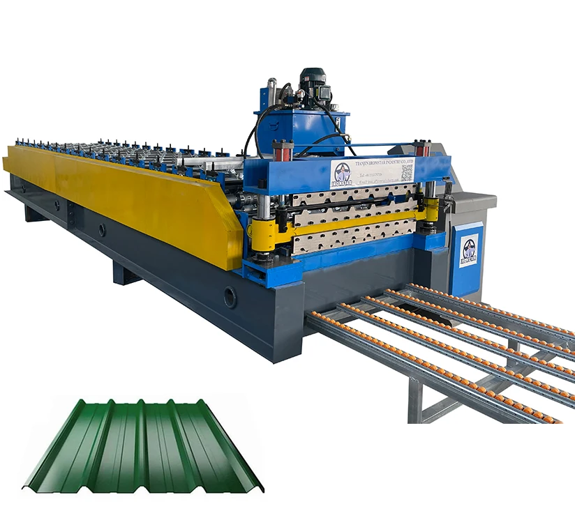 R Panel Double Layers Roofing Sheet Machine Ibr Tile Making Machine ...