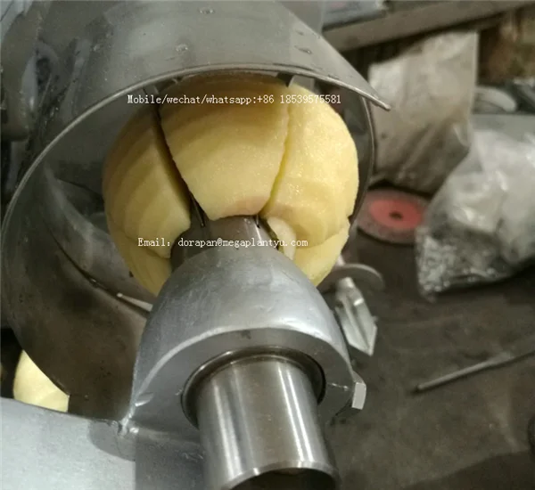 Apple Peeler Corer Slicer Cutter Machine Automatic Apple Slicing Skin Removing Coring Peeling Cutting Machine
