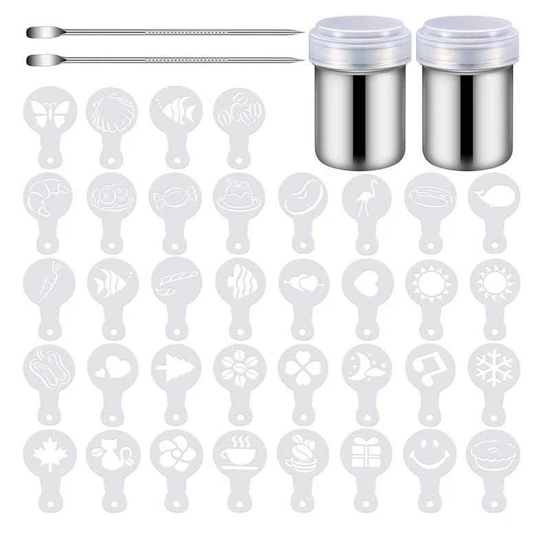 Customized Coffee Decorating Stencils Latte Art Set, Cappuccino Template