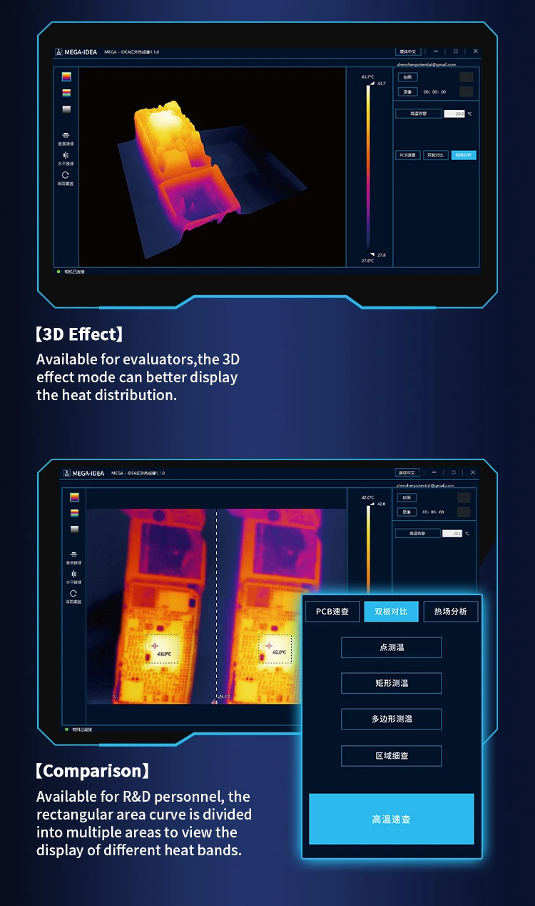 New Updated Qianli Megaidea 3d Infrared Thermal Imaging Analyzing