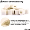Bague ronde en céramique Bio