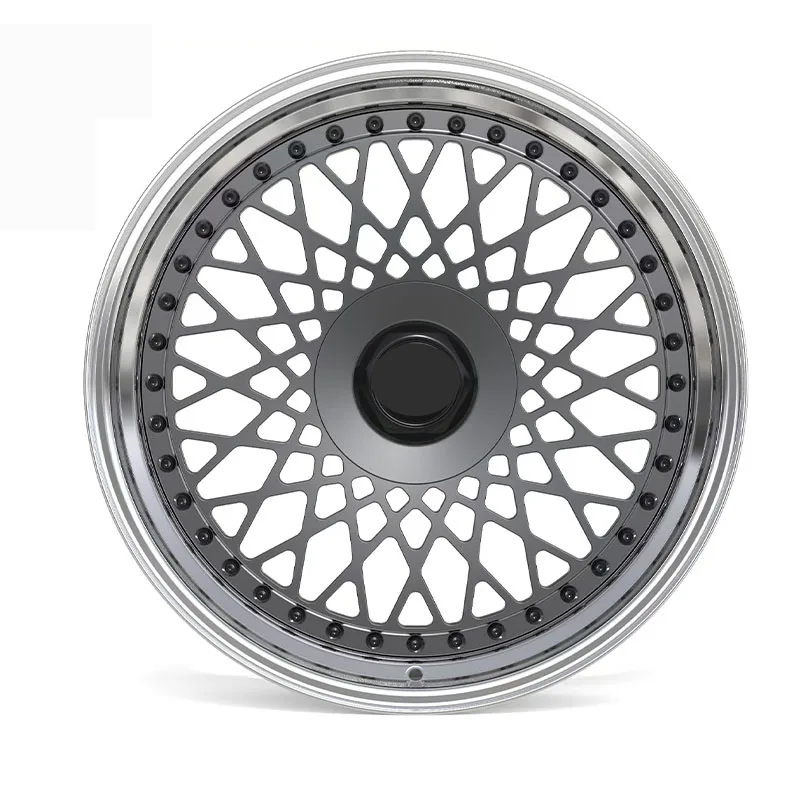 Two Piece Forged Wheels With High-quality Multi Spoke Design, 5-hole 5x114.3 Sports Wheel Alloy Wheels manufacture