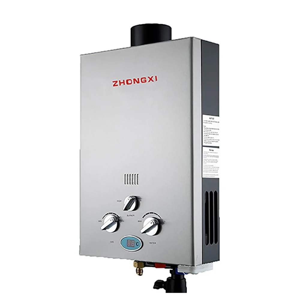 6l Flue Exhaust Instant Hot Water Heater Tankless Gas Water Heater