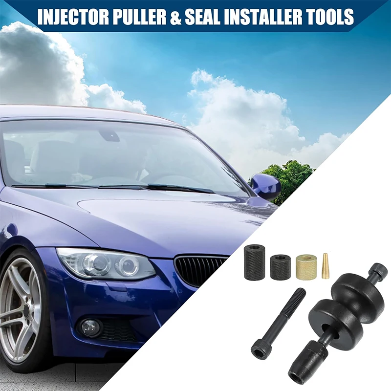Injector Puller & Teflon Seal Installer Tool Set – Compatible With BMW N14/N18/N54/N63 (Replaces 130192-130195)