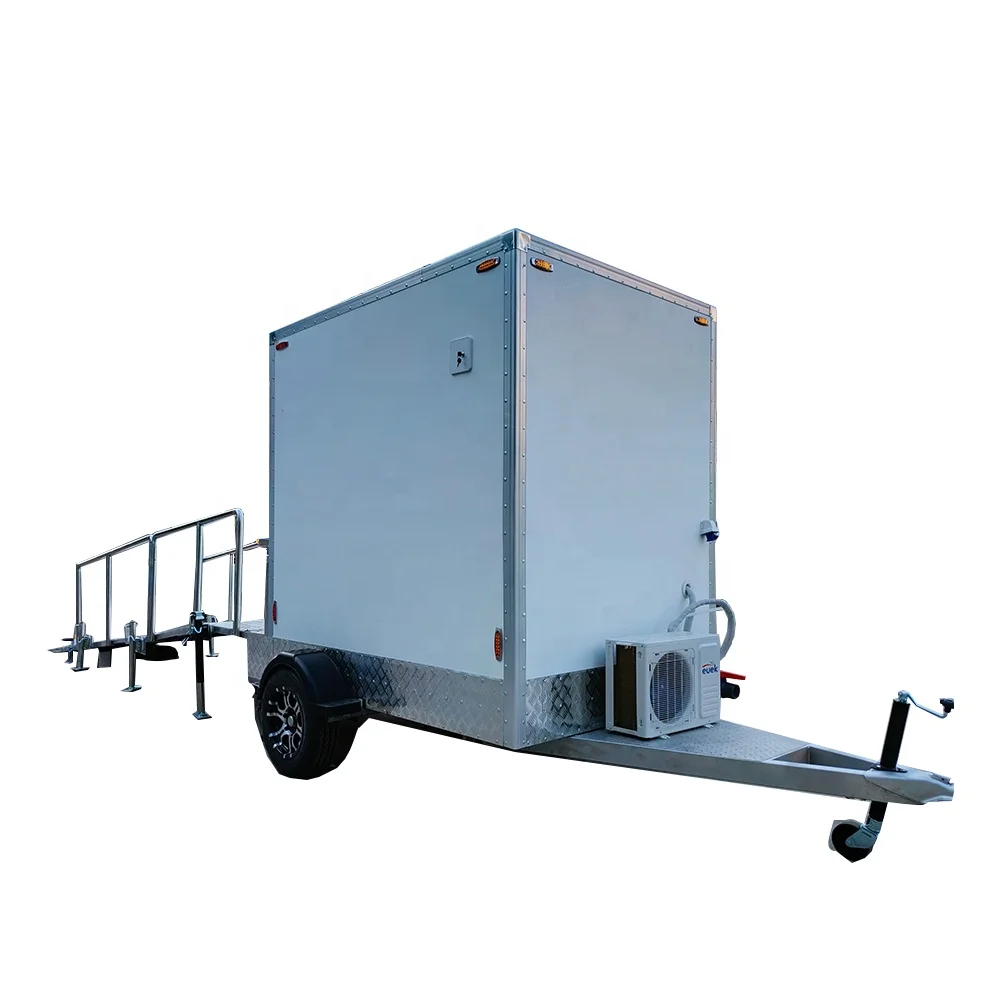 Venda de fábrica trailer de banheiro com desativação móvel ao ar livre para venda