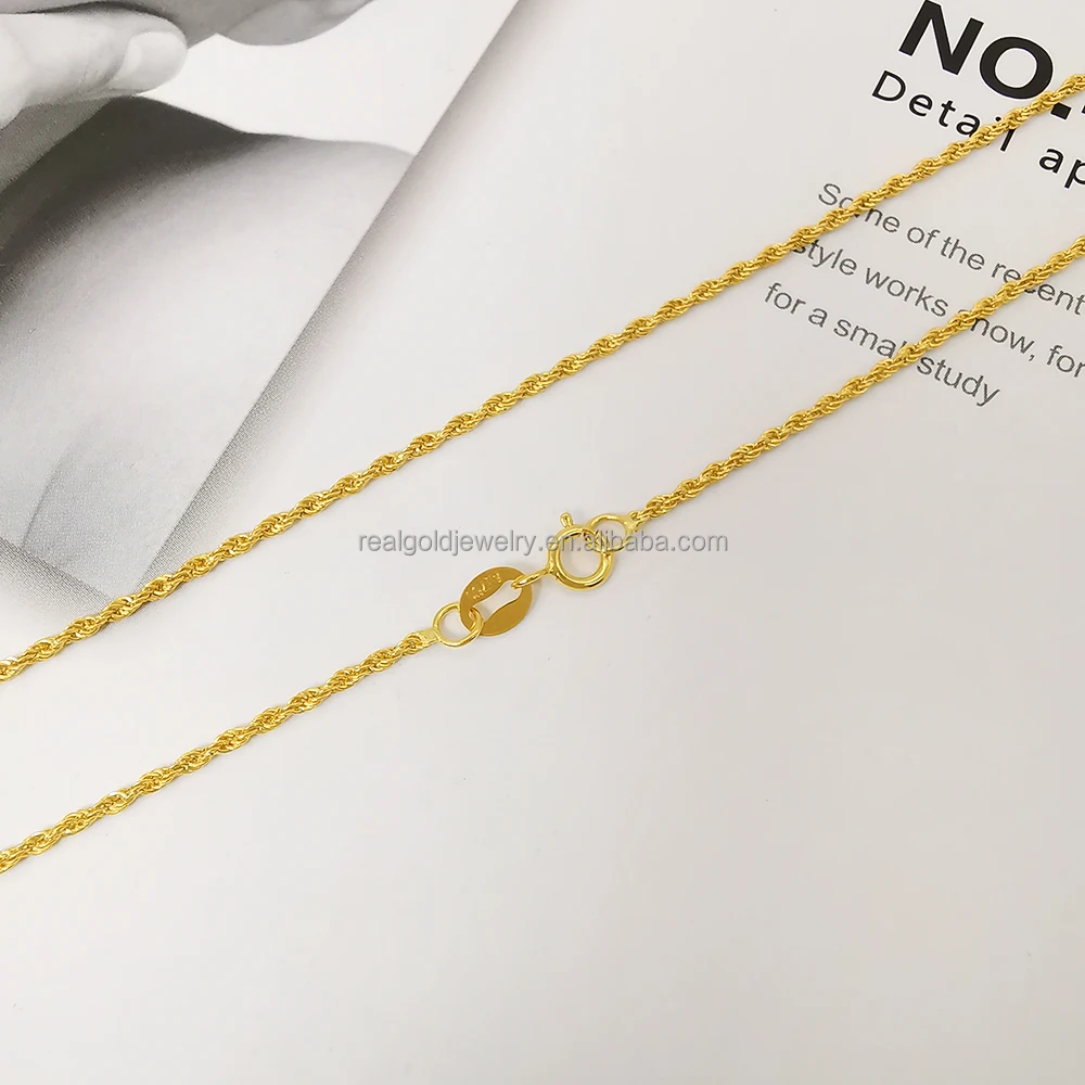 750 Gold Necklace Au750 Price AU750 Fine Jewelry Necklace Chain