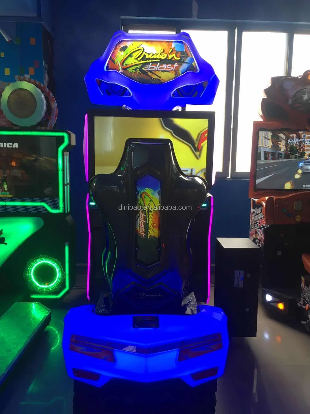 Гоночный Аркадный Игровой Автомат симулятор вождения автомобиля игровой автомат cruisin blast с