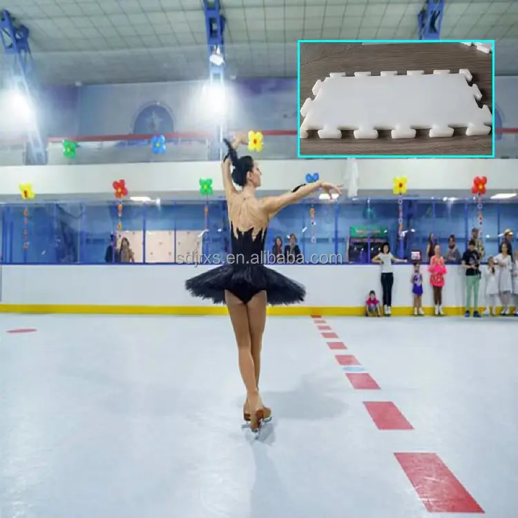 Uhmwpe Sheet Ice Rink Barrier Ice Skating Arena Wall Panels 4x8 Plastic Hdpe Ice Hockey Barrier