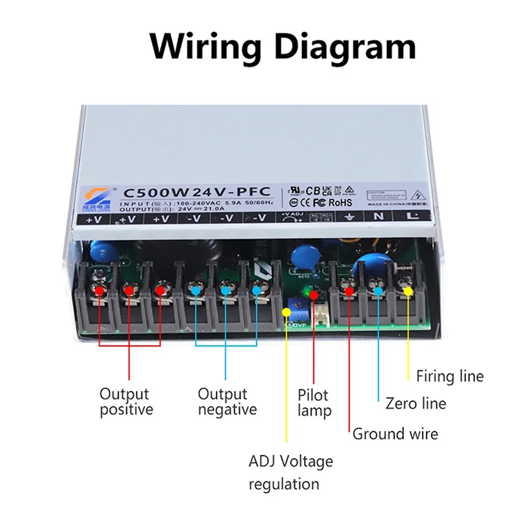 Matsusada High Voltage Led Ultrathin Light Switching Power Supply Acto Dc Industrial Power Supplies for Cctv