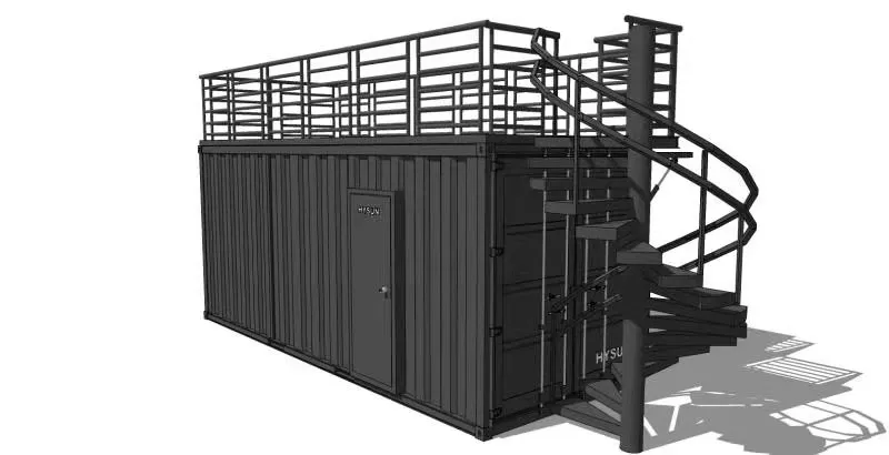 20 Feet Container Structure Moduler Homes - Luxury 20-Foot Expandable Container Bar, Shop