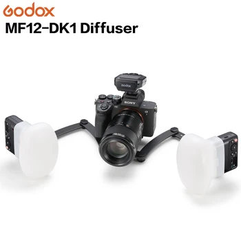 Godox Macro Flash Diffuser MF-DD for MF12-DK1 Macro Mini Flash Speedlite Built-in X System TTL Flash Camera Support Diffuser product image