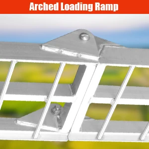 Aluminum Ramps, 1100 Lbs Folding Loading Ramps for Pickup Trucks Bed ...
