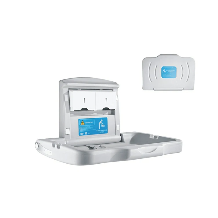 Yjl Popular Wall Mounted Baby Changing Station Fold Down Diaper