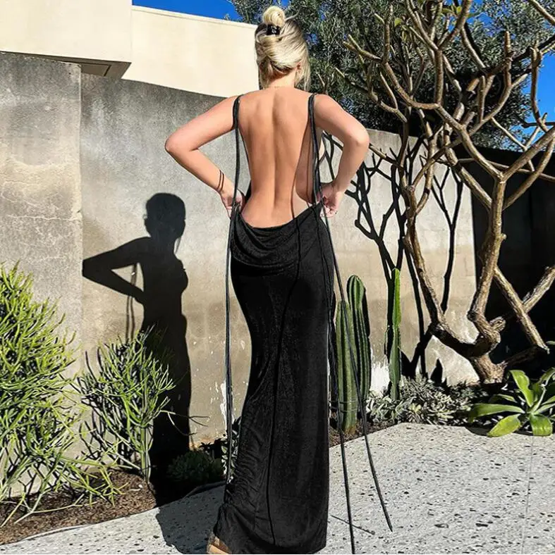 velvet wedding dress Ethereal Grecian Velvet Wedding Dress with Cowl Neck main image 0