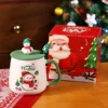 Couvercle en silicone pour tasse individuelle, boîte couleur - style bonhomme de neige c