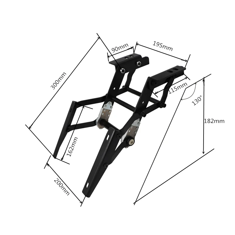 Car Seat Footrest Car ottoman Leg Support Extension Pad Back Row