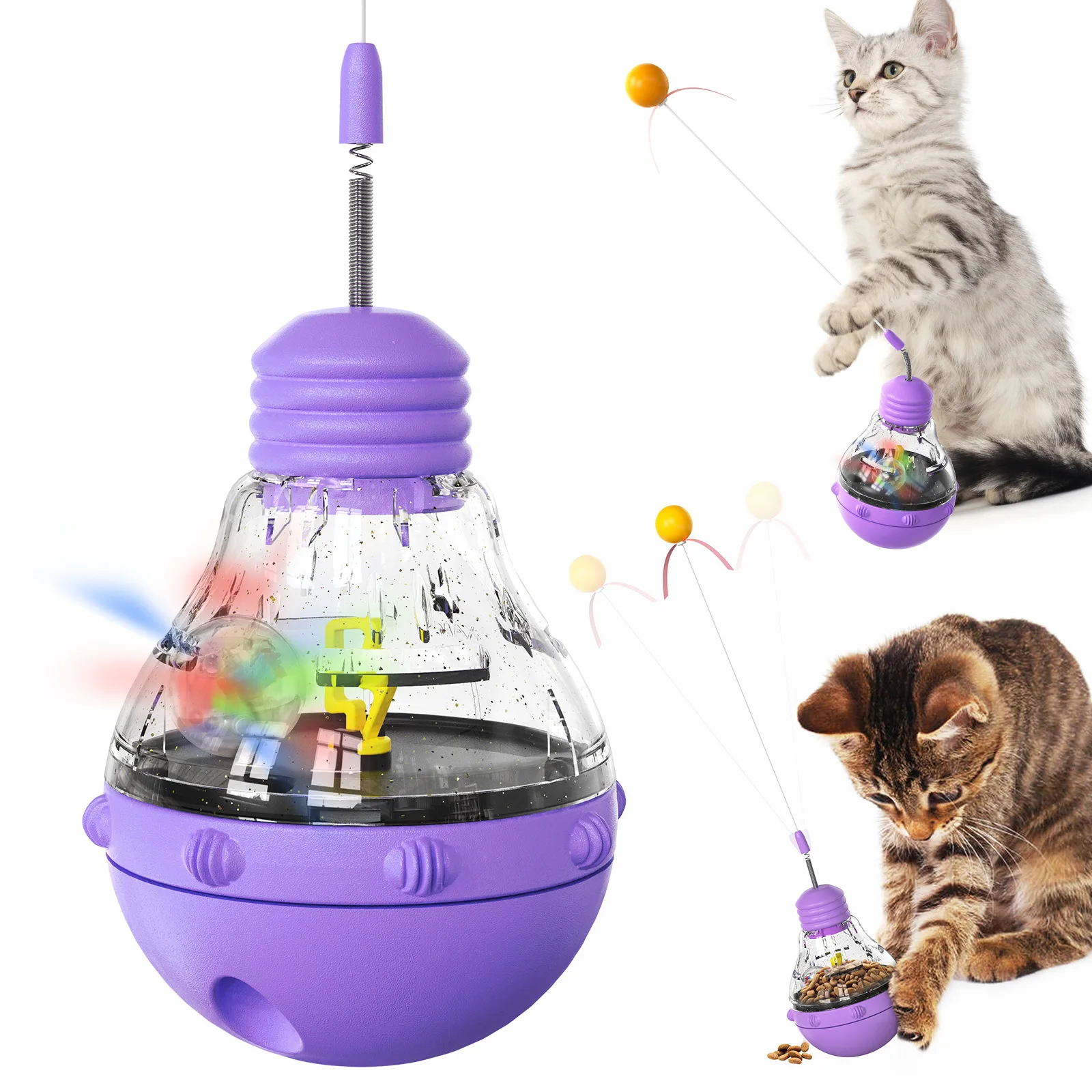 Dog IQ Puzzle Feeder Toy with Treat Dispenser & Slow Eating Design 112-251003