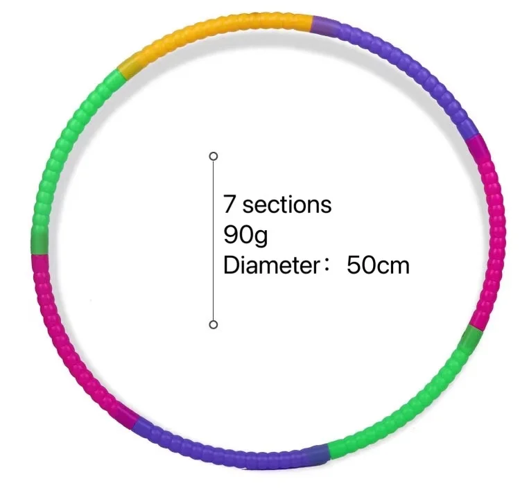 Лидер продаж мягкий спортивный обруч для фитнеса съемный пластиковый спортзала Hula