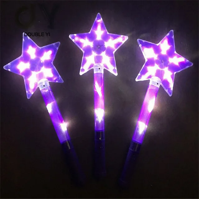 Colorful LED Flashing Star Glow Light Stick for Concert and Party