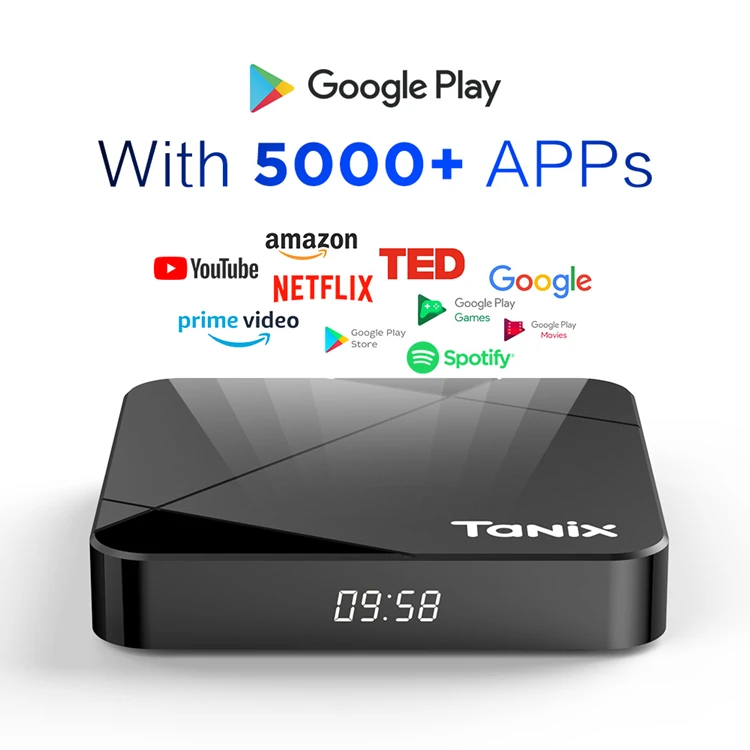 Tanix TX5 Android 14 TV Box 14.0 HD 4K Decoder Smart Tvbox Amlogic S905Y5 Quad Core WiFi 4G RAM 64G ROM Media Player Set-Top Box