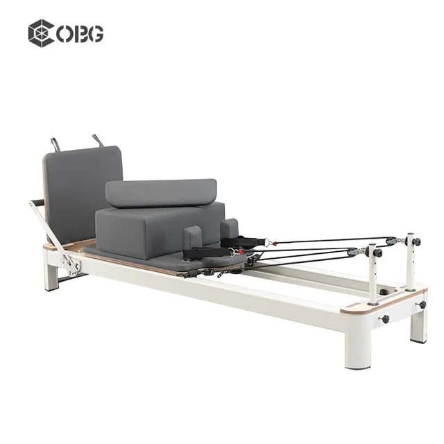 Professional Pilates Reformer Set Fitness Stretch Equipment Machine Aluminum Alloy Pilates Reformer