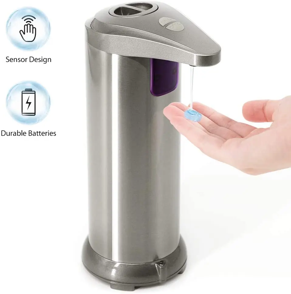 Supmaker Automatic Soap Dispenser Sensor Soap Dispensers for Kitchen and Bathroom 