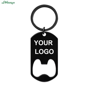Stainless Steel Heart-Shaped Bottle Opener Keychain Custom Logo Bar Tool for Party Gifts