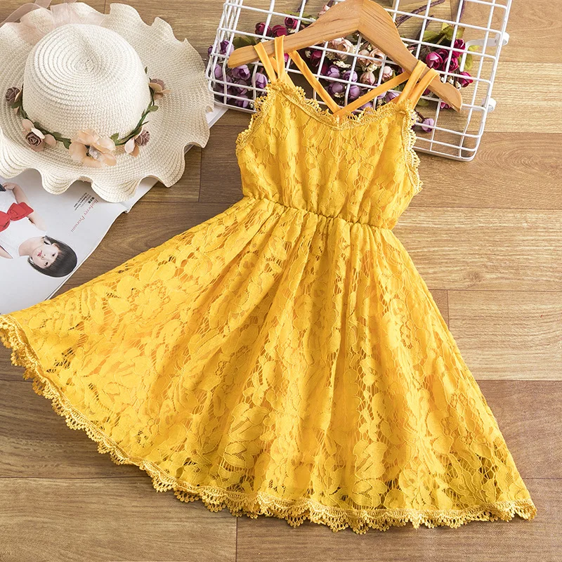 Shop Our 2021 Little Girl Lace Princess Summer Dress