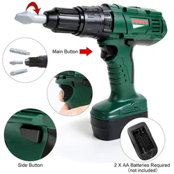 Новинка 2022 года, оптовая продажа, новый продукт act play, детские игрушки, набор инструментов для супермаркета, дома, электроинструмент, рюкзак, набор электроинструментов