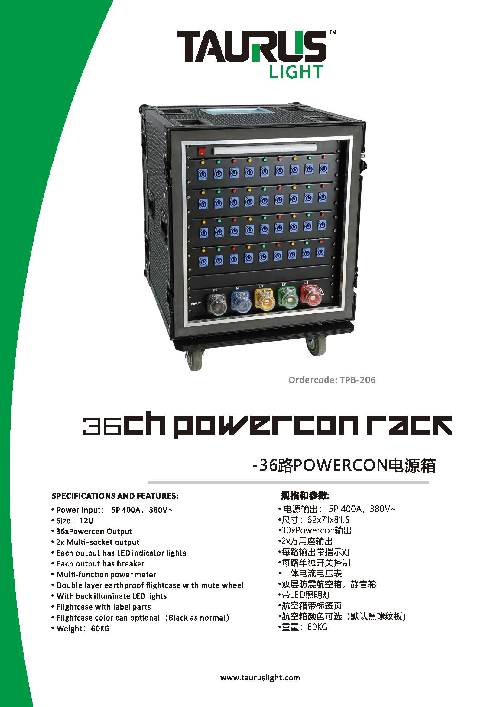 Powercon Distribution Box for DJ Equipment - Reliable Distro