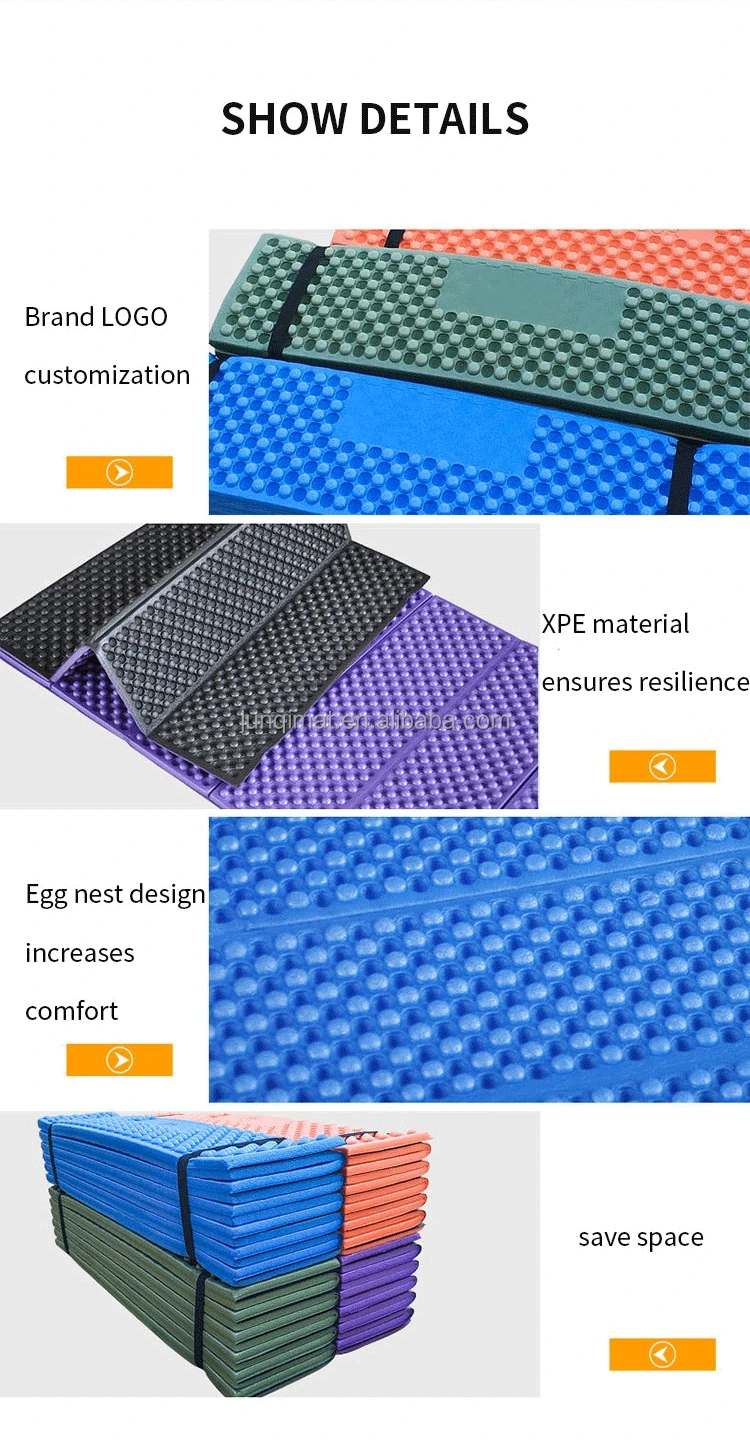 Portable Eggcrate Foldable EVA Foam Waterproof Waterproof Pad