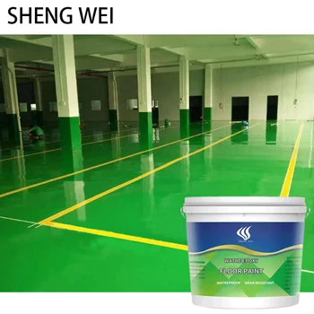 Water-based epoxy floor paint, cement floor paint, waterproof, abrasion-resistant domestic and outdoor floor paint20-1000kg