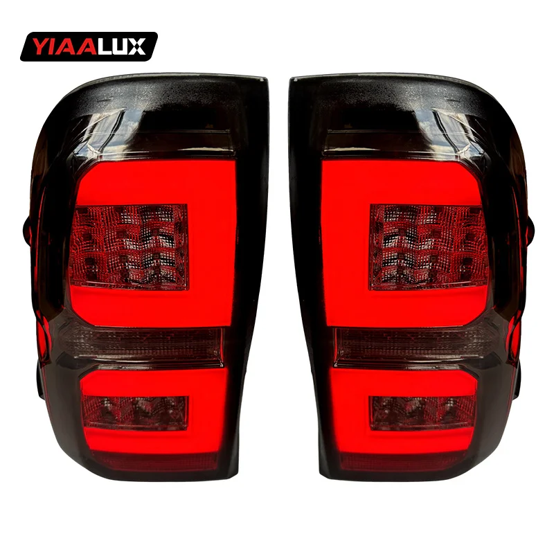 LED Tail lights For Toyota Hilux Revo SR5 M70 2015 - 2018 Styling Rear Brake Driving Lamp Drl factory