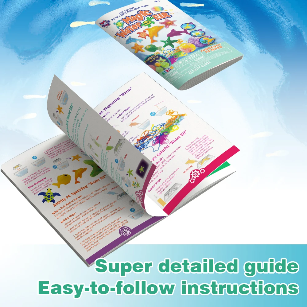 Stem Educational Toys for Kids Learning Toys for Kids DIY Experiment Science Kit for Kids Magic Water Elf Toys