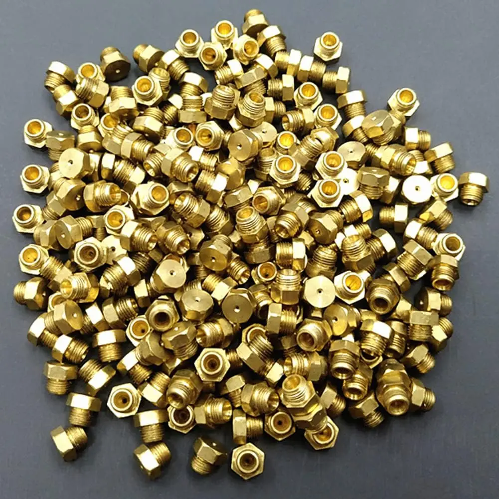 Propane Lpg Gas Pipe Water Heater Diy Burner Parts Brass Jet Nozzles