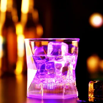 Party cups with led lights  Flashing Led Light Up Shot Cups Blinking Beer Cup For Bar Night Club Party Decor