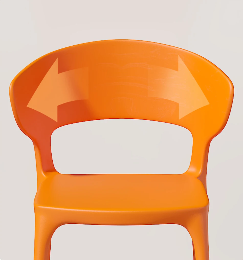 Modern Dinning Room Furniture Plastic Chair Cheap Restaurant Leisure