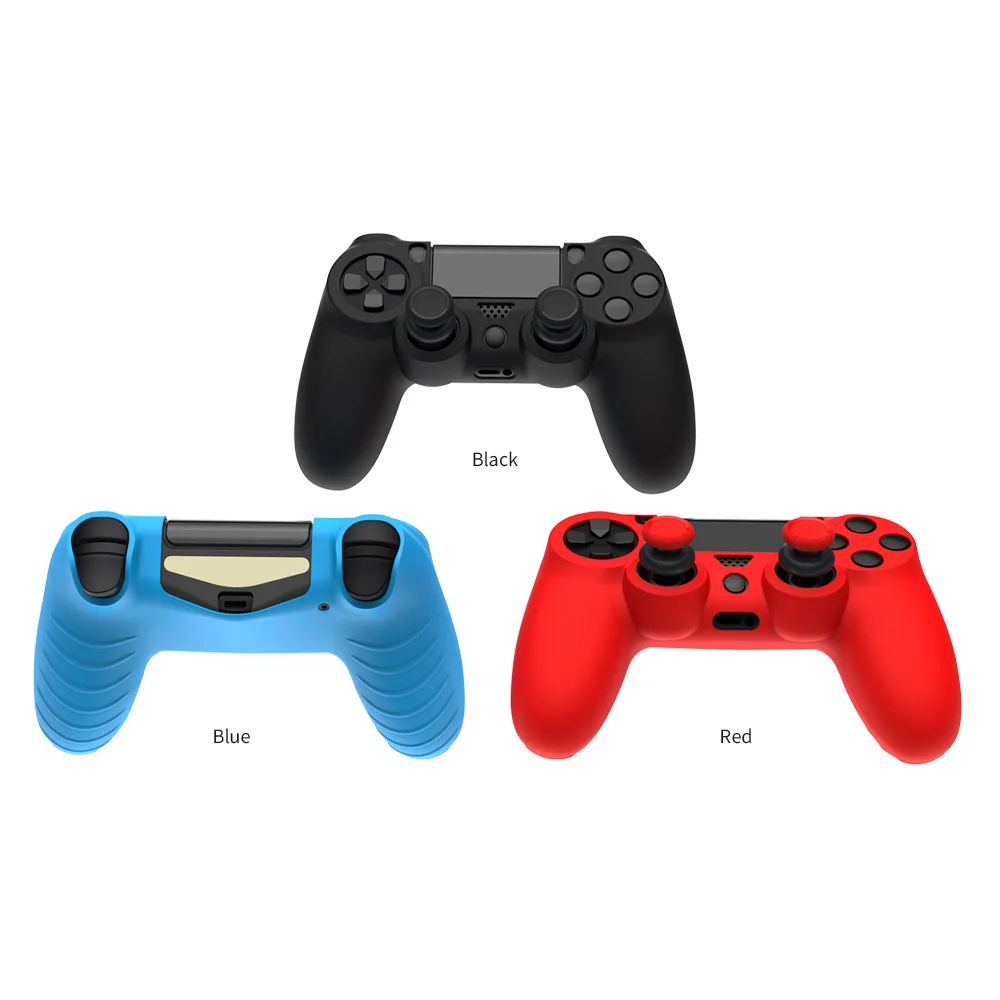 DOBE Wholesale 2PCS Set Protective Soft Silicon Case for PS4 DualShock Controller Game Accessories