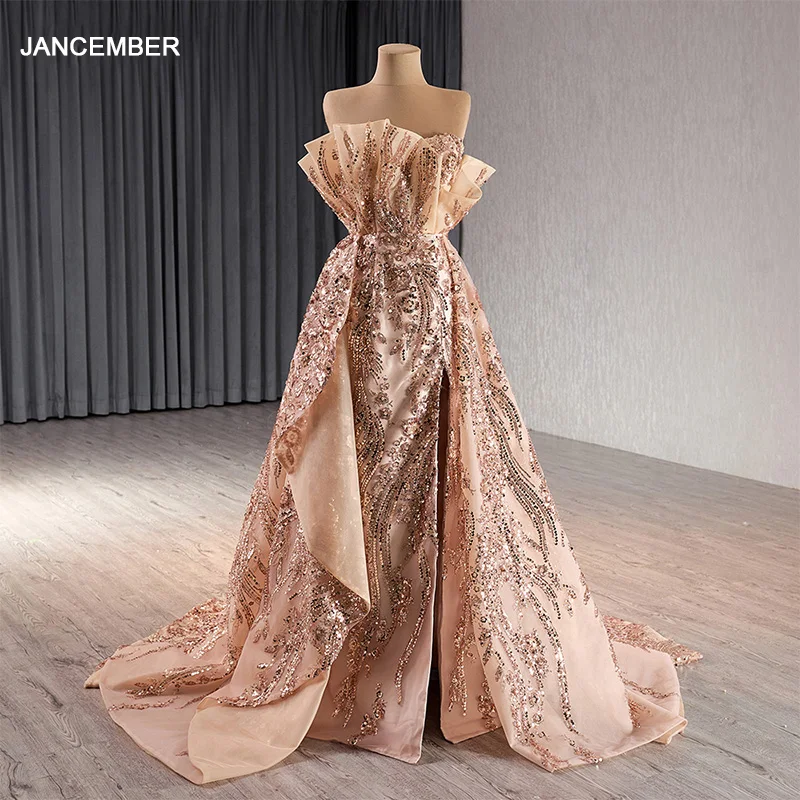 Luxurious Beading Ruffles Evening Dresses for Formal Occasions Luxurious Beading Ruffles Evening Dresses for Formal Occasions