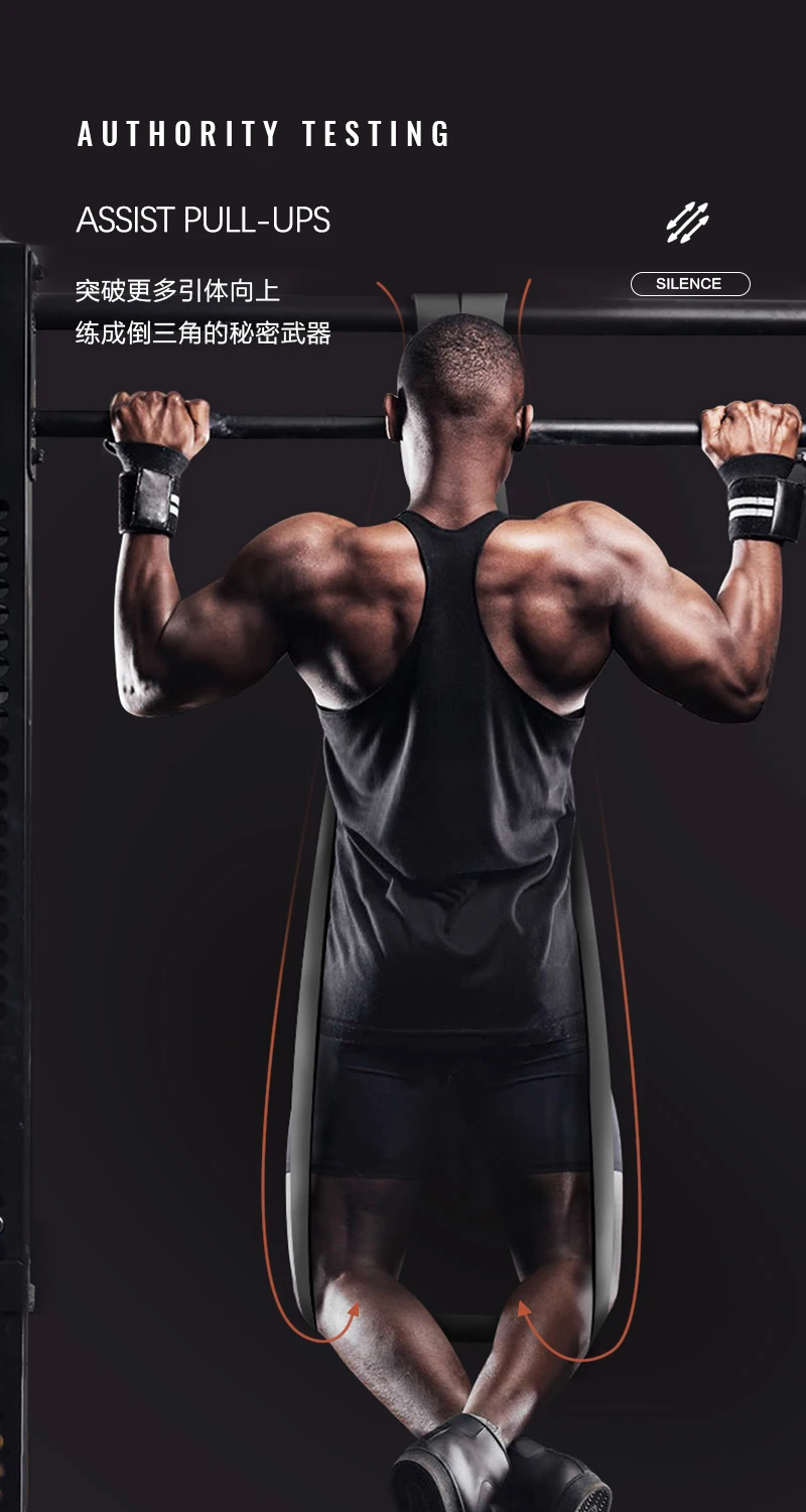 Customizable Pull Up Assist Resistance Band Resistance Band Set