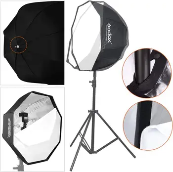 GODOX 32"/ 80cm Umbrella Octagon Portable Softbox Reflector for Studio Photography Speedlite Flash detail image