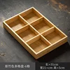 Original Bamboo Color Multi-Compartment Palette - 6 Compartments