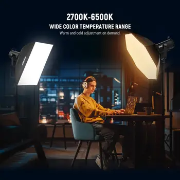 NEEWER CB200B 210W LED Video Light With 2.4G/APP Remote Control Led Continuous Video Light detail image
