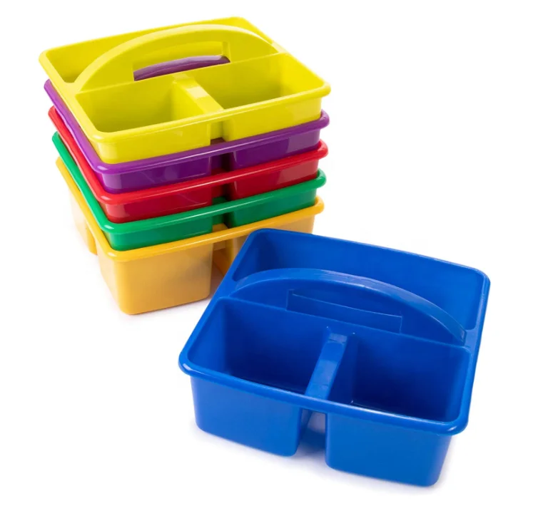 Classroom Caddy Organizer For School Supplies Storage Bins With Handle For School Kindergarten