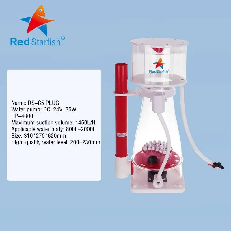 Red Starfish RS-C Series Protein Skimmers for Aquariums