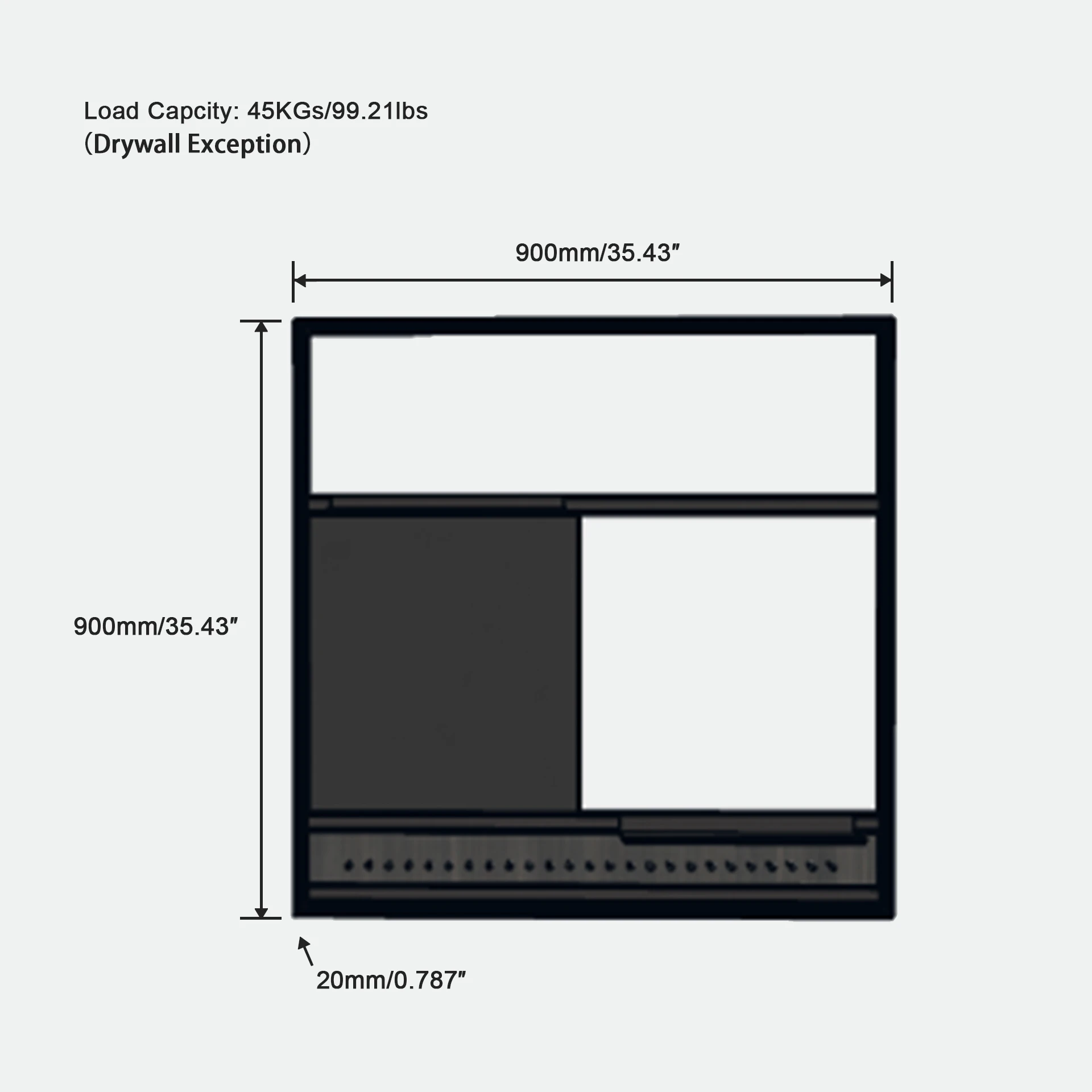 Modern Floating Wall-mounted Organizer Home Decor Light Luxury Wall Shelves for Bedroom details