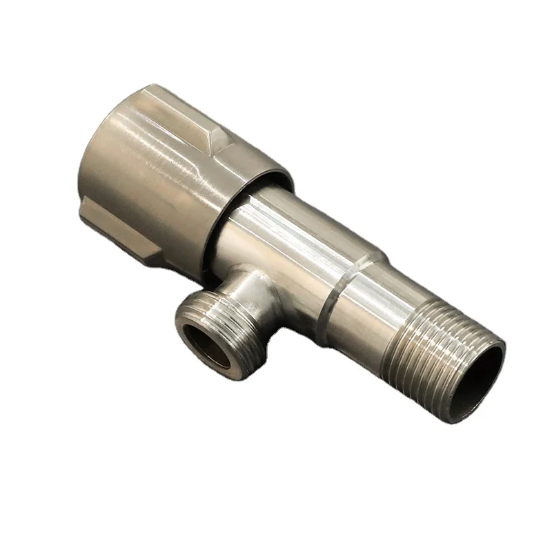 copper bronze 304 ss button double 3 way outlet washing machine water flow control  black angle valve