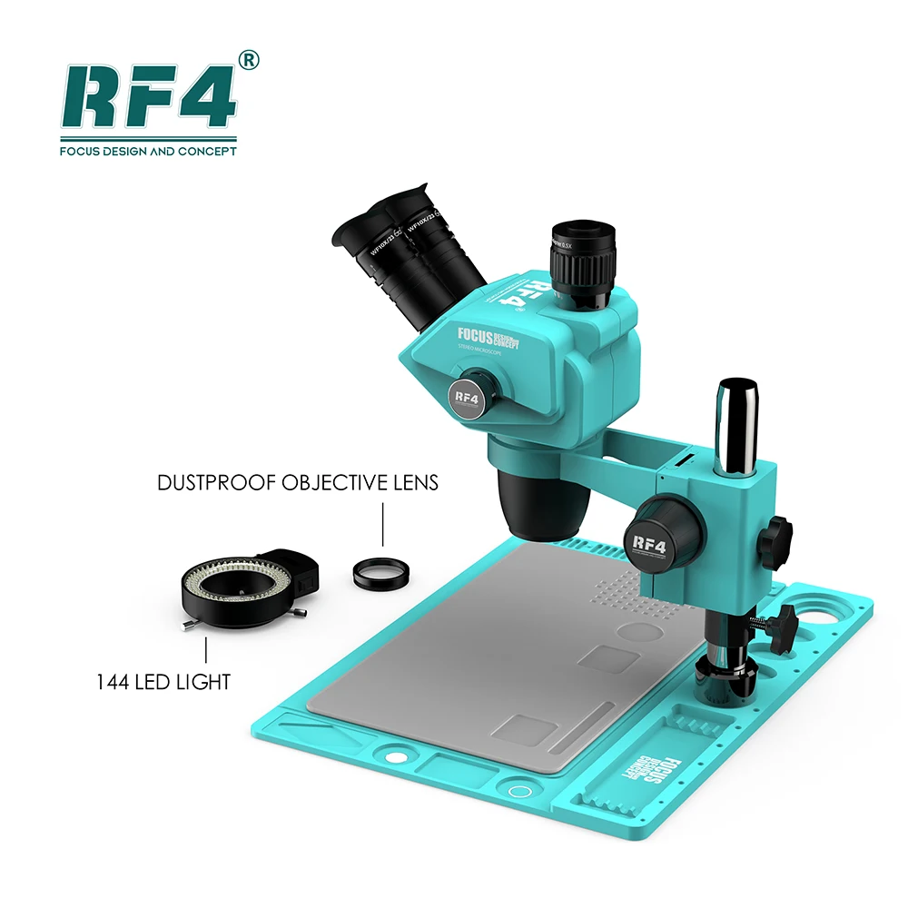 RF4 RF-6565PROD2 Trinocular Microscope for Mobile Repair