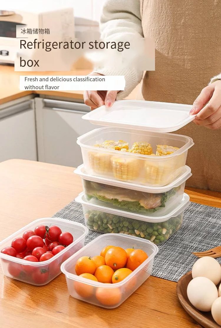 Fresh-keeping box set Refrigerator with lid food-grade plastic lunchmulti-grain type onion box factory